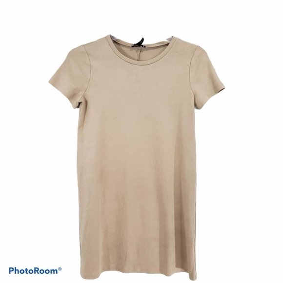 Forever 21 Dresses & Skirts - Forever 21 Woman's Sz S Dress tan short sleeves